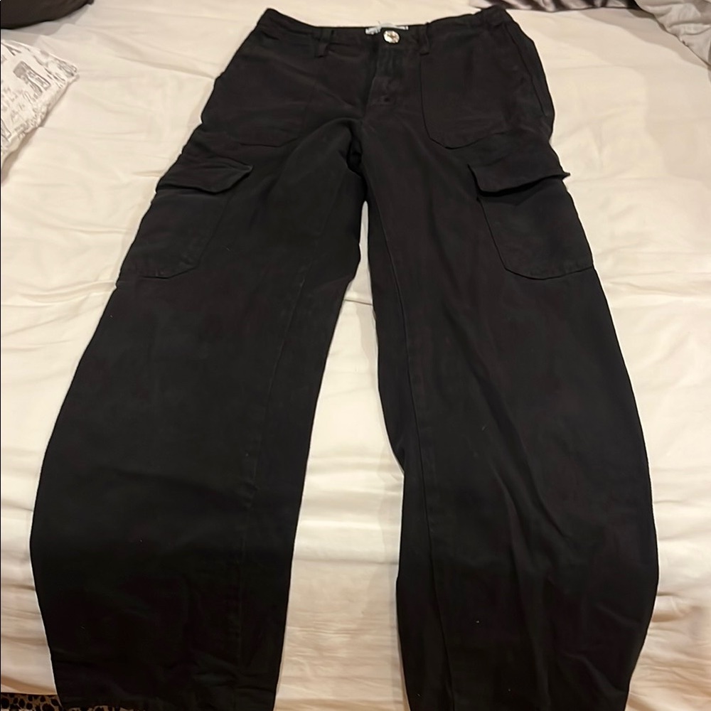 Black Cargo Pants